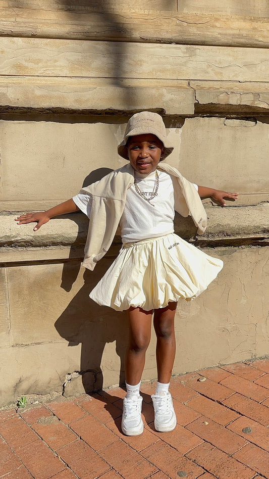 Bubble Skirt with Straps