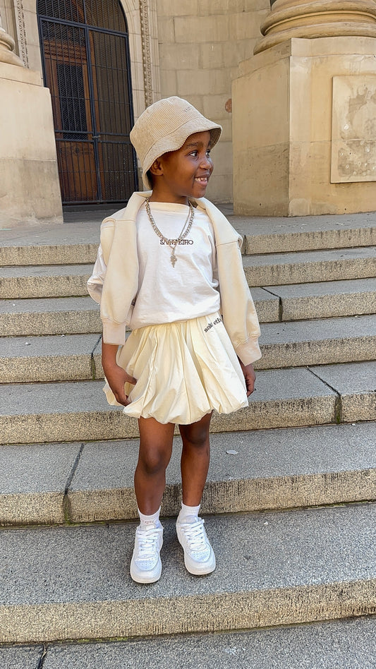 Bubble Skirt with Straps
